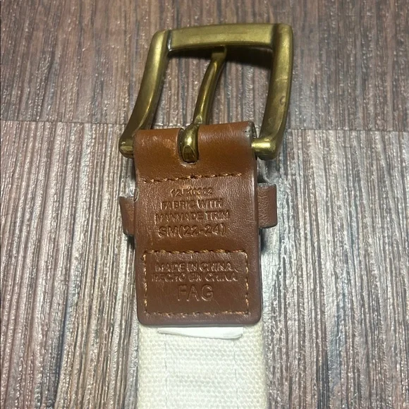 South Carolina state flag and brass buckle children's belt size small 22-24 - Picture 2 of 5